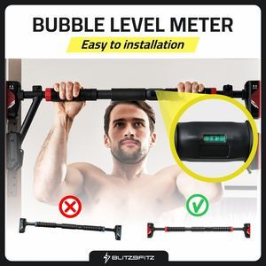 BLITZBFITZ Doorframe 880LBS Max Capacity Pull Up Bar for Door 30.9”-38.6’’